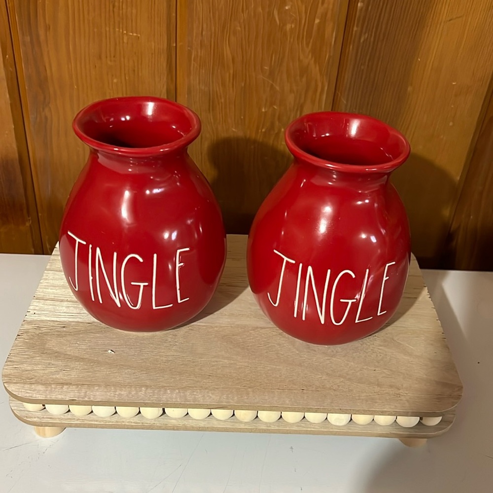 Rae Dunn Christmas Vase